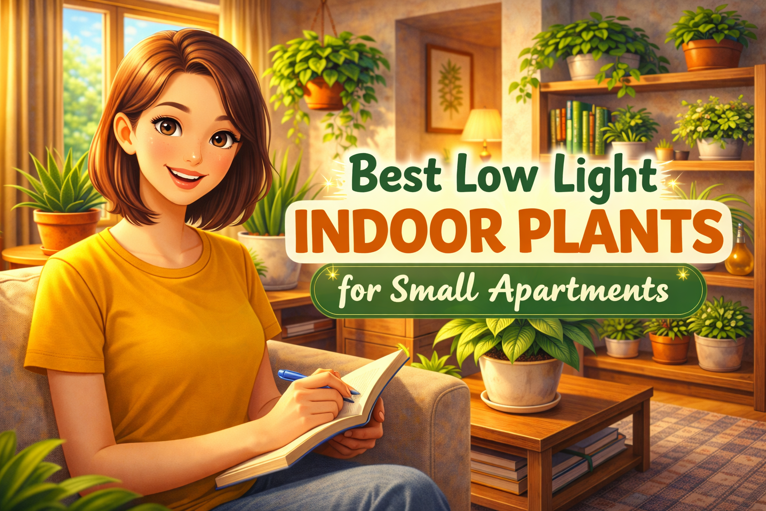 Best indoor plants for small apartments that grow well in low light and are easy to care for