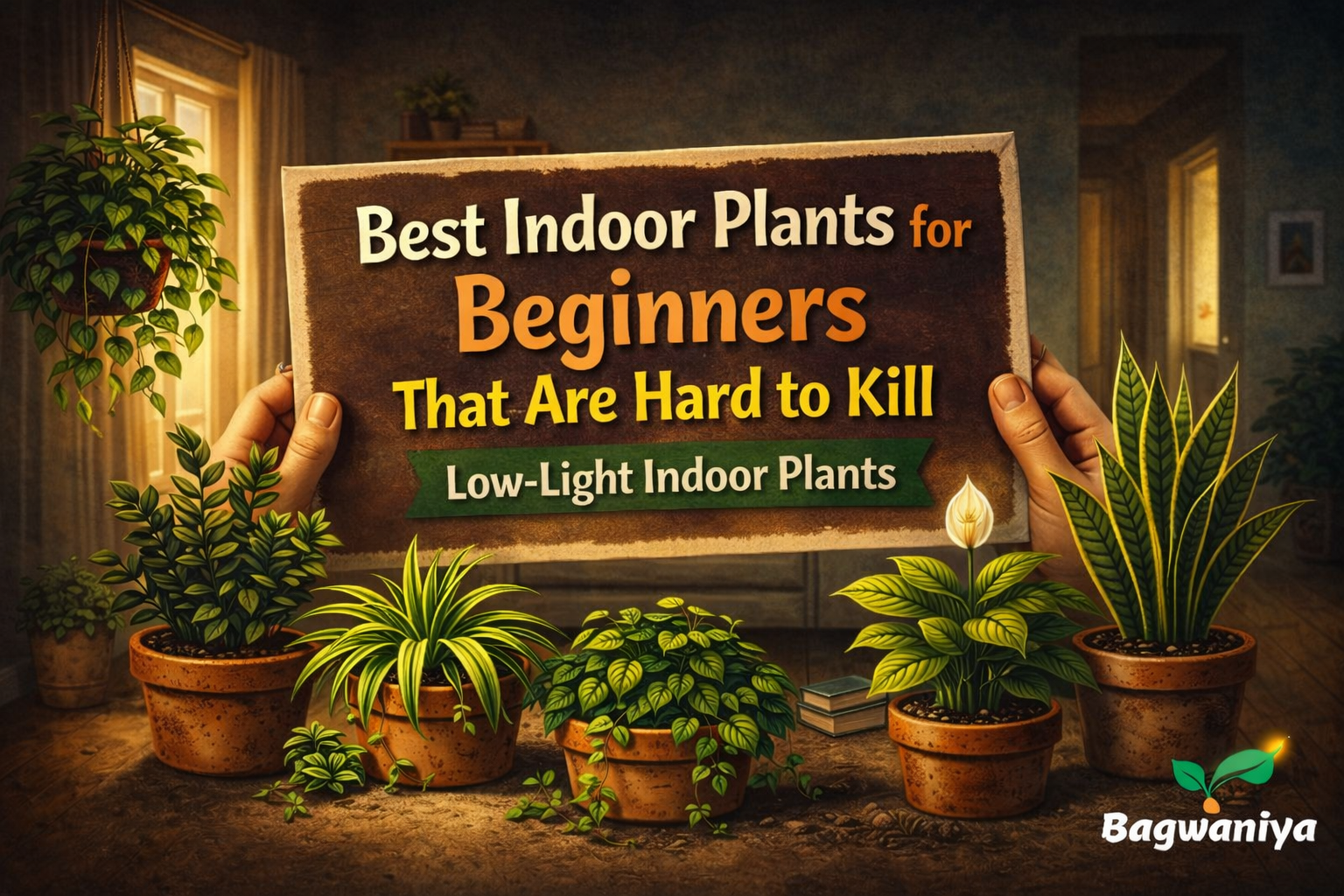 Low-light indoor plants for beginners growing indoors without sunlight